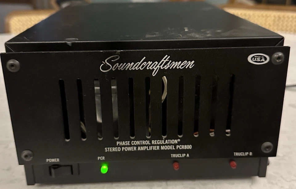 Amplificador de potencia Soundcraftsmen PCR800 Foto 3 de 4