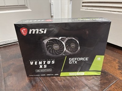 MSI Ventus XS OC Edition NVIDIA GeForce GTX 1660 SUPER 6GB NEW&SEALED