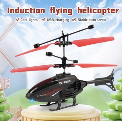 Remote Control Suspension Helicopter Drop Resistant Induction Aircraft 2 Channel