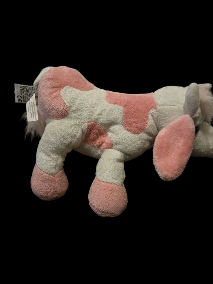 Ganz Webkinz Strawberry Pink Cow Plush HM500 Stuffed Animal 10" RARE No Code - Image 2 of 4