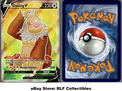 2022 Pokemon, Pokemon GO, #077/078 Slaking V, Full Art Holo Ultra Rare