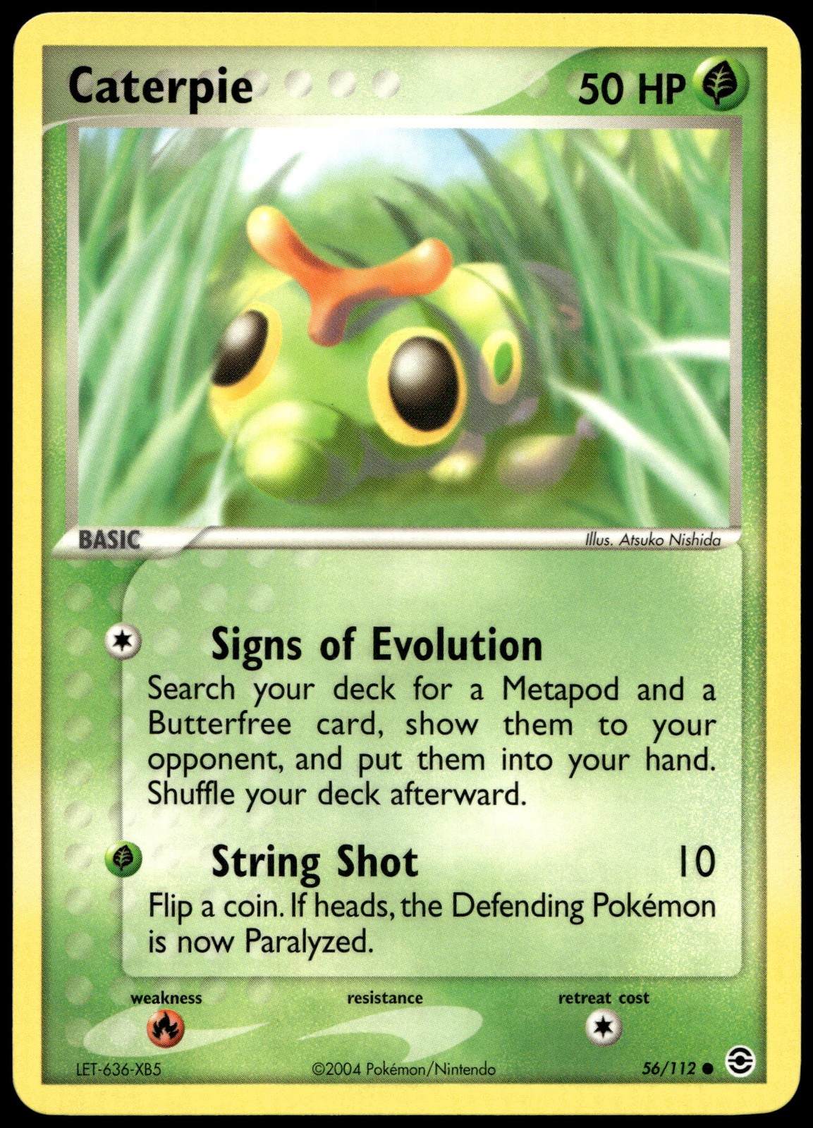 Caterpie Common FireRed & LeafGreen 56/112 NM