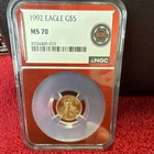 U.S. Mint 1992 $5 Gold Eagle 1/10 oz NGC MS 70 Certified Coin