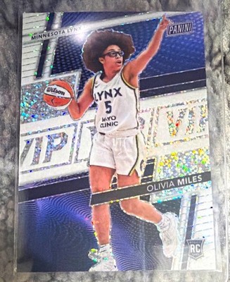 2026 Panini National Gold VIP Olivia Miles White Sparkle Prizm RC Lynx RARE SSP