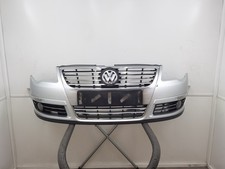 VOLKSWAGEN PASSAT B6 COMPLETE FRONT BUMPER WITH GRILLES & FOGS SILVER 2006-2011