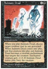Animate Dead - Light Play MTG 5th Edition