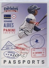 2015 Panini Contenders Passports Ozzie Albies Ozhaino Albies #16 0c6