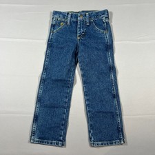 Wrangler George Strait Cowboy Cut Original Fit Jeans Boys 5 Blue Denim Cotton