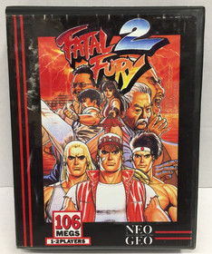Fatal Fury 2 NEO GEO AES Fighting REPRINTED ART Neogeo US VERSION Tested WORKING