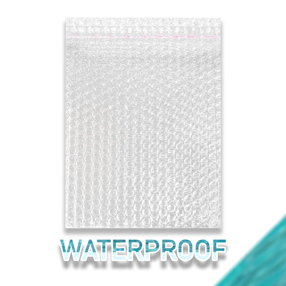 1100 PCS 4x7.5" Clear Bubble Mailers – Self Seal Packing Bags - Image 3 of 4