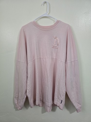Disneyland Resort Spirit Jersey Millennial Pink Sparkle Glitter Size L