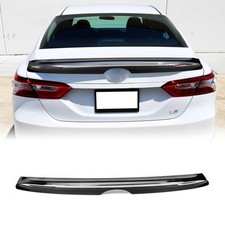 Gloss Black Chrome Trim Racing Spoiler for Camry 2018-2024 Trunk Lid