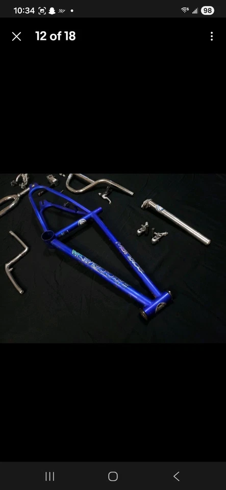 1997 Mongoose Menace BMX – Quadro de cauda em loop - Restauração/projeto de BMX vintage - Imagem 2 de 4