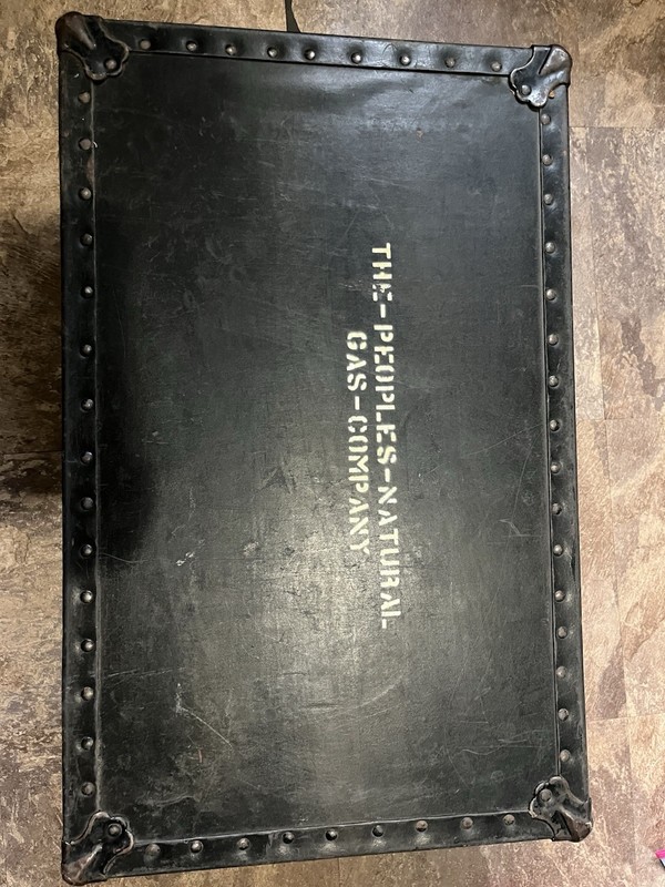 Vintage Trunk The People’s Natural Gas Company