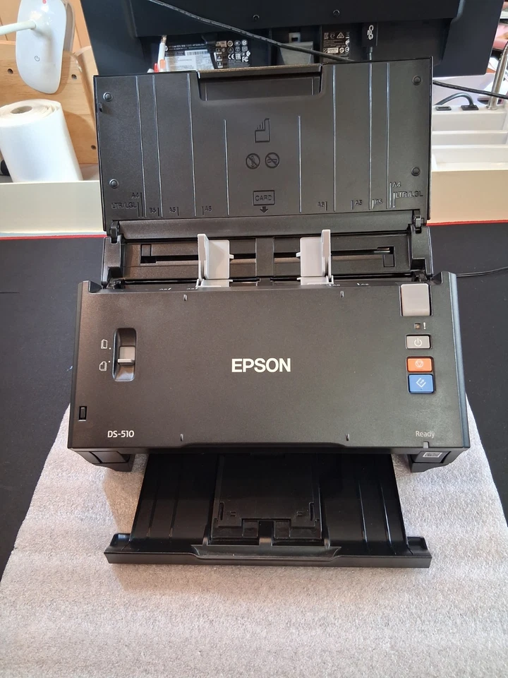 Epson Workforce DS-510 Sheet-fed Color Document Scanner J341A w/ Cords - Image 3 of 4