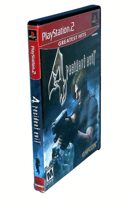 RESIDENT EVIL 4 CAPCOM GH PS2 GAME M RATING ORIGINAL CASE & INSIDE GAME MANUAL