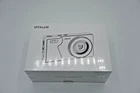 64MP 4K Compact Digital Camera, Autofocus, Front/Rear Lens, 32GB Card, 2000mAh