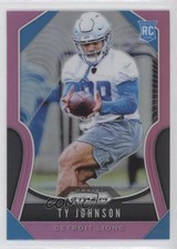 2019 Panini Prizm Rookies Pink Prizm Ty Johnson #399 2qw