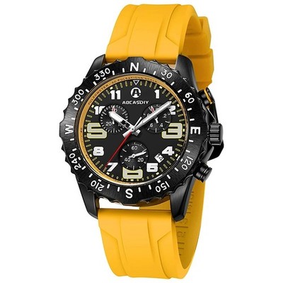Herren Sport Multifunktionale Wasserdicht Quarz Chronograph Uhr - Lässiger Stil