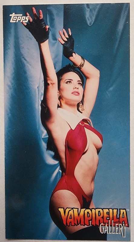 1995 Topps Vampirella Gallery Promo Trading Card Harris Comics P-6 Oversize