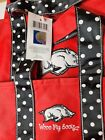 University Of Arkansas Razorbacks Collectible/souvenir 2pc Tote Bag (Heavy Duty)