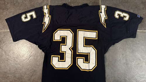 Maglia uomo San Diego Chargers Marion Butts vintage anni 90 Russell taglia 40 - Foto 8 di 8