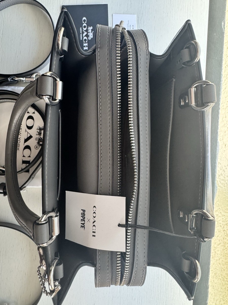 COACH x POPEYE Rogue Bag 25 Gray Multi Glovetanned Leather COACH x POPEYE Rogue Bag 25 Gray Multi Glovetanned Leather