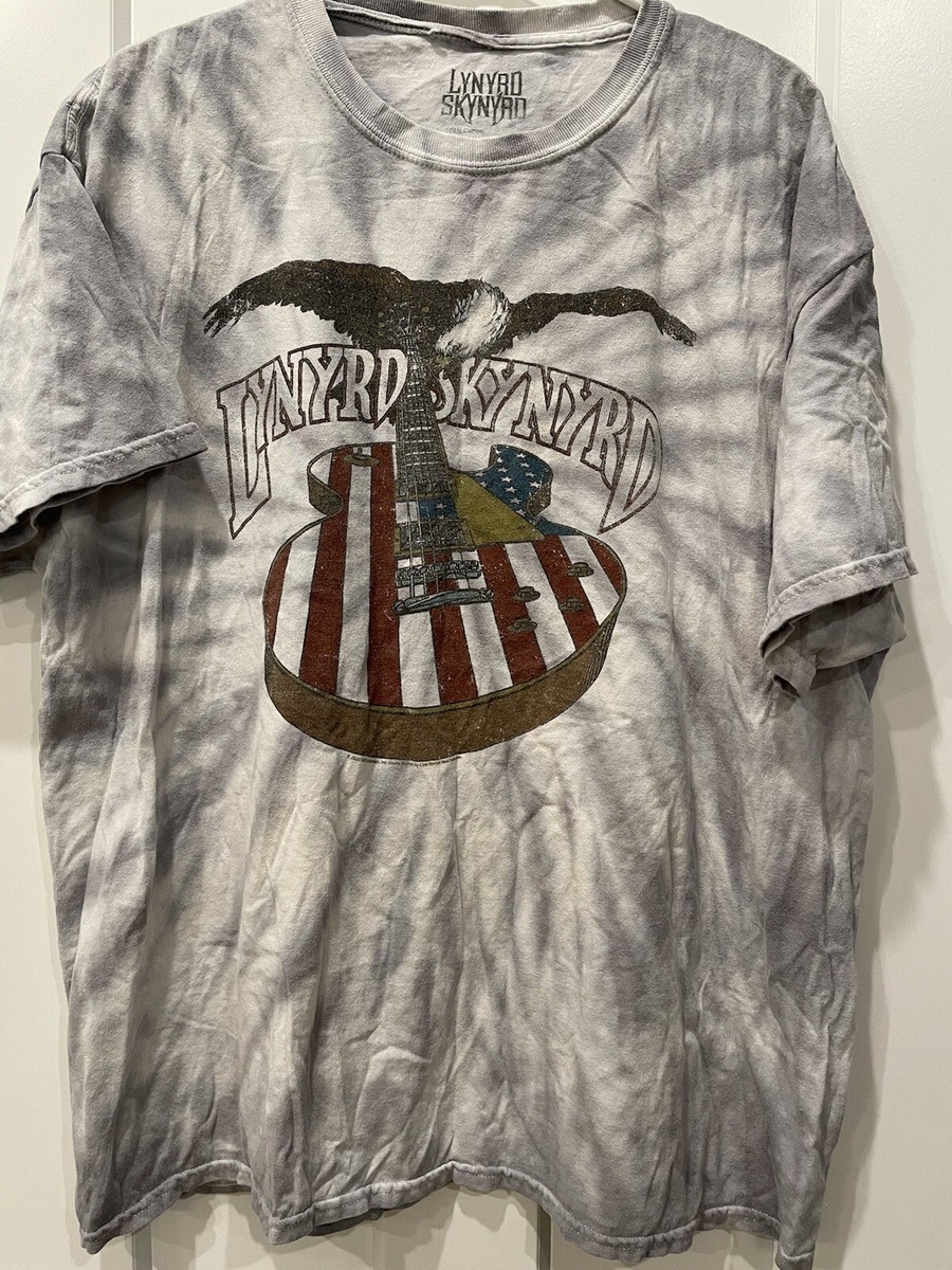 lynyrd skynyrd t shirt tie dye