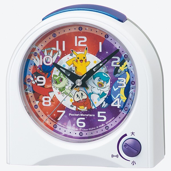 ポケットモンスター 掛時計 　SEIKO Pokemon SEIKO Alarm Clock Pocket Monster White CQ425W JAPAN