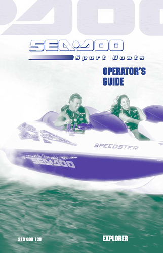 1993-2025 Sea-Doo Sport Boats Pontoons OWNER'S MANUALS Shop Guide BRP Watercraft - Picture 40 of 127