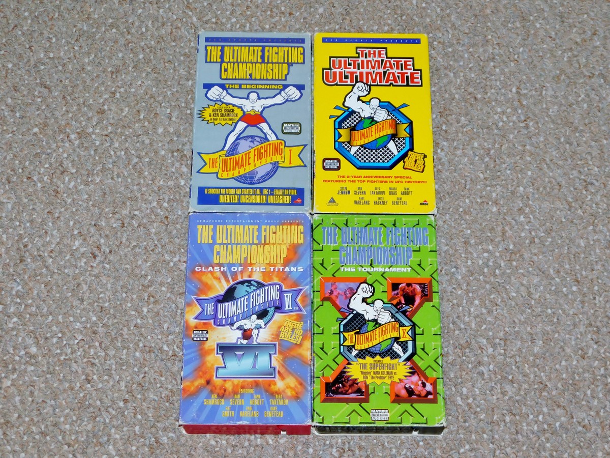 【激レア！】　BOXING′S  GREATEST  CHAMPIONS　VHS Lot of 4 UFC VHS Tapes The Beginning More Ultimate Fighting