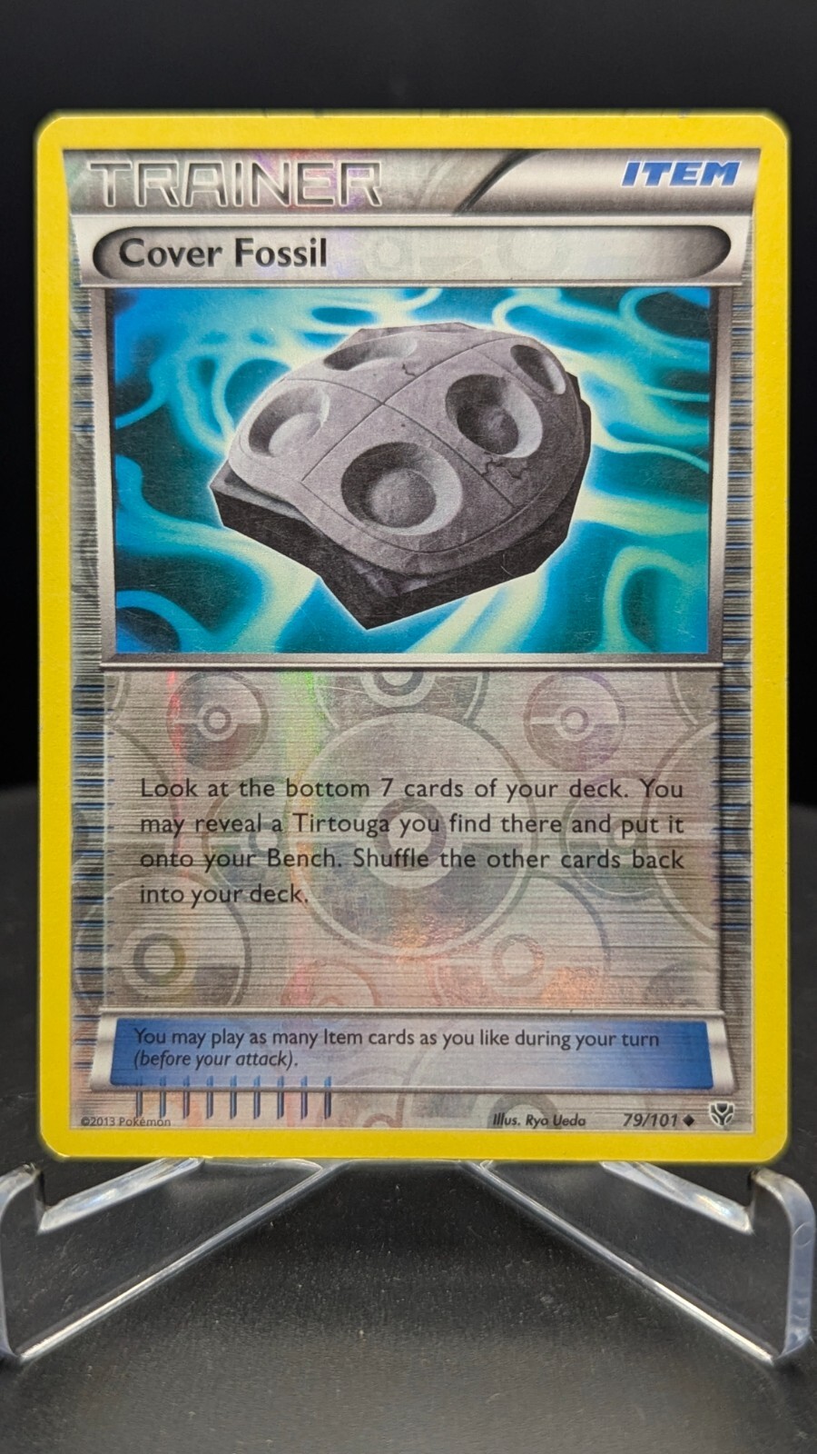 Pokémon Cover Fossil Reverse Holo 79/101 PLB Plasma Blast MP 2013