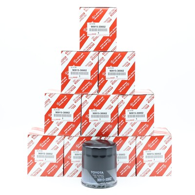 Toyota Genuine Oil Filter Denso Made Twin Element 10pcs set 90915