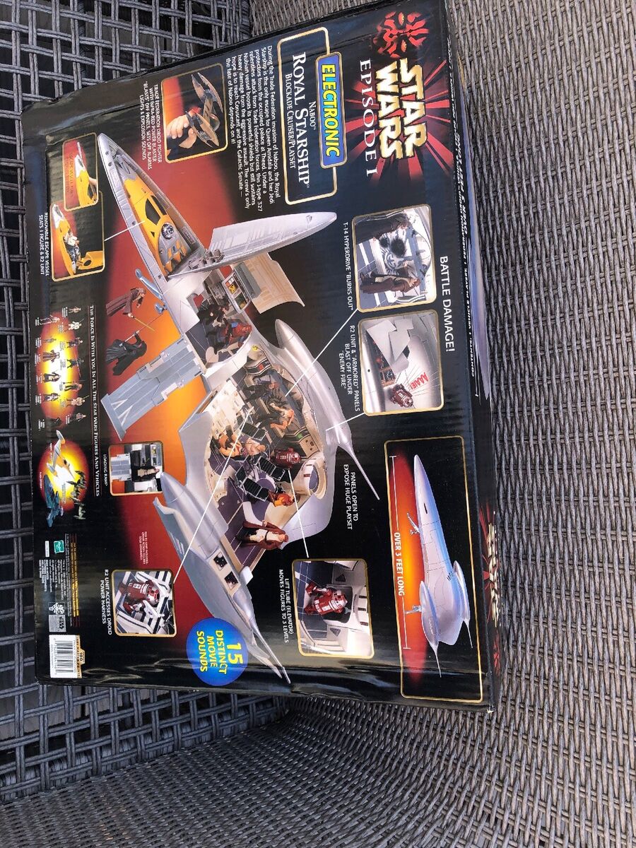 STAR WARS Episode 1 Electronic Naboo Royal Starship 3 STAR WARS Episode 1 Electronic Naboo Royal Starship 3