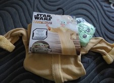 Star Wars Mandalorian Grogu Halloween Costume For Kids Size 3t-4t NIP Robe  Hea
