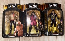 AEW WRESTLING FIGURE LOT UNRIVALED COLLECTION LANCE ARCHER NYLA ROSE NICKJACKSON