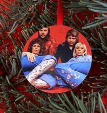 ABBA Red CHRISTMAS TREE ORNAMENT Gift Exchange Stocking Stuffer