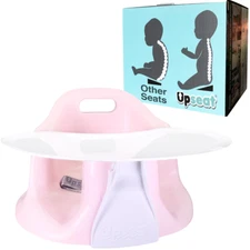 Upseat Baby Floor Seat Booster Chair for Sitting up with Removable Tray for Meal