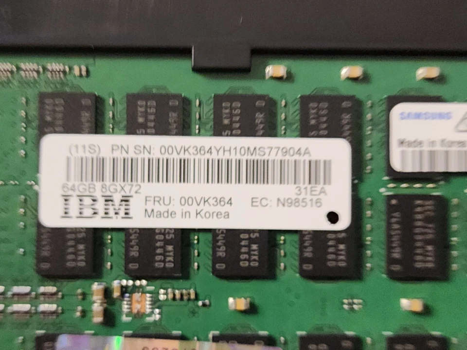 USED IBM 00LP744 64GB CDIMM DDR3 Memory 1600Mhz M350B8G70DM0-YK0M0 - Image 3 of 4