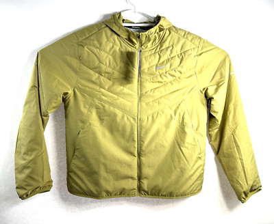 Nike Therma-Fit Repel Full Zip Running Jacket Green Men`s Size L  DD5644-379