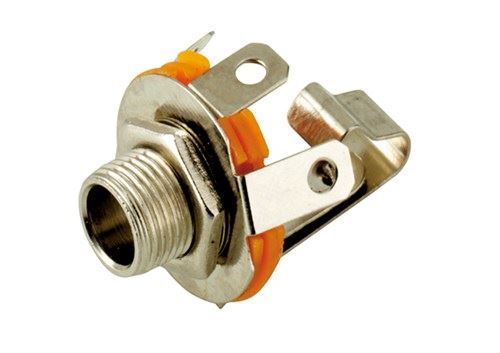 Goobay Jack chassis socket 6.35mm mono open type with switching contact (11084)