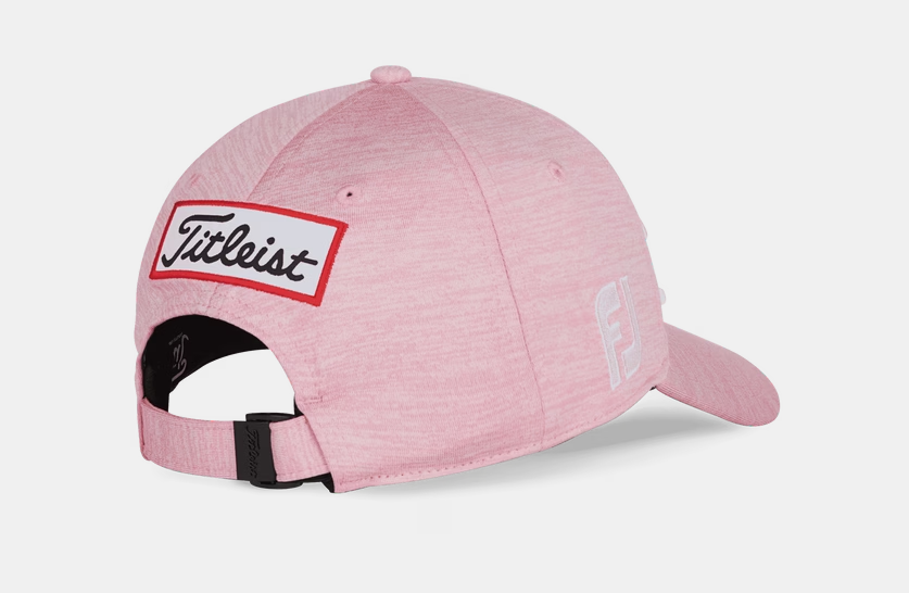 New Titleist Women's Golf Tour Performance Pink Out Tour Space Dye