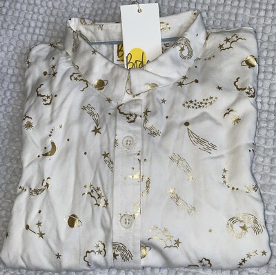 Boden Neu RAR Mini Boden Langarm Space Shirt Alter 8-9 Jahre einfach schön