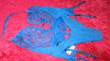 ANN SUMMERS COBALT NON PAD SOFT BODY  "ENCORE" SIZE S  8-10  NWT