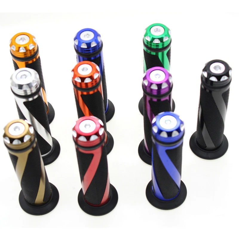 Motorcycle 7/8" Hand Grips Handle Bar For Suzuki GSXR600 1000 Honda CBR600RR New - Image 4 of 4