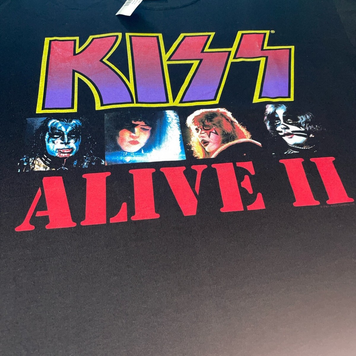 KISS ALIVE II Tシャツ vintage kiss band Alive II Gene Simmons All Sport Tshirt