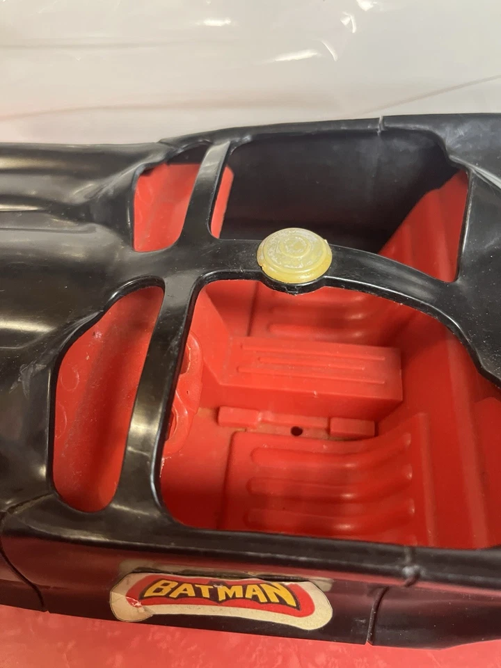 1970s mego action figures with batmobile Batman And Robin - Image 3 of 4