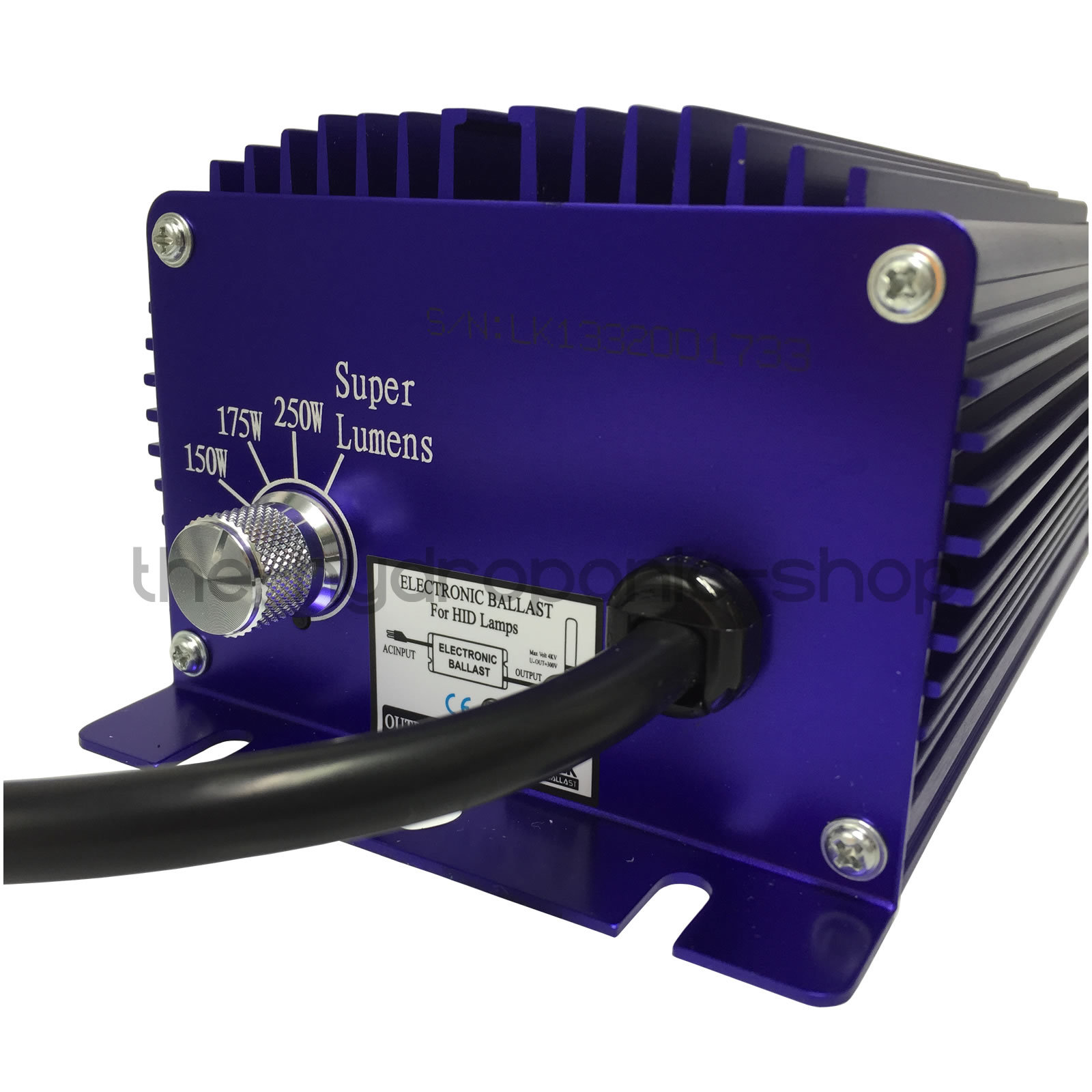 Lumatek 250W Watt Digital Dimmable Ballast For Grow Hydroponics