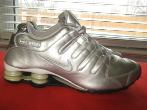 Nike Shox NZ Metálico Plata Azul 314561-002 para mujer zapatos tenis de  correr 11 | eBay