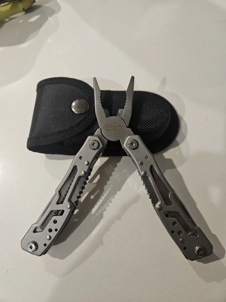 Multi-Tool 15 N 1 Self Locking, "New" With Heavy Duty Nylon Sheath